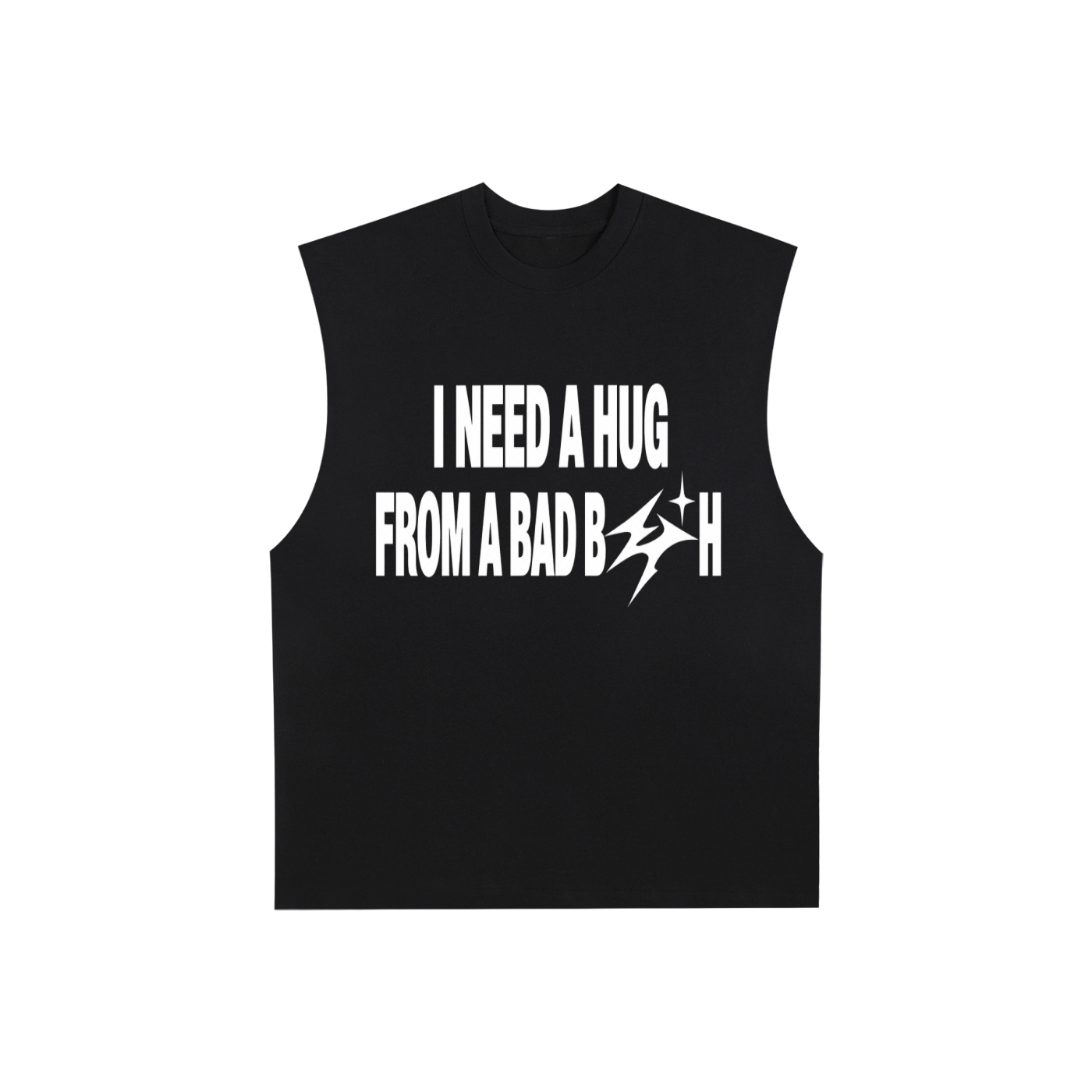 Raw Edge Cotton Tank Top
