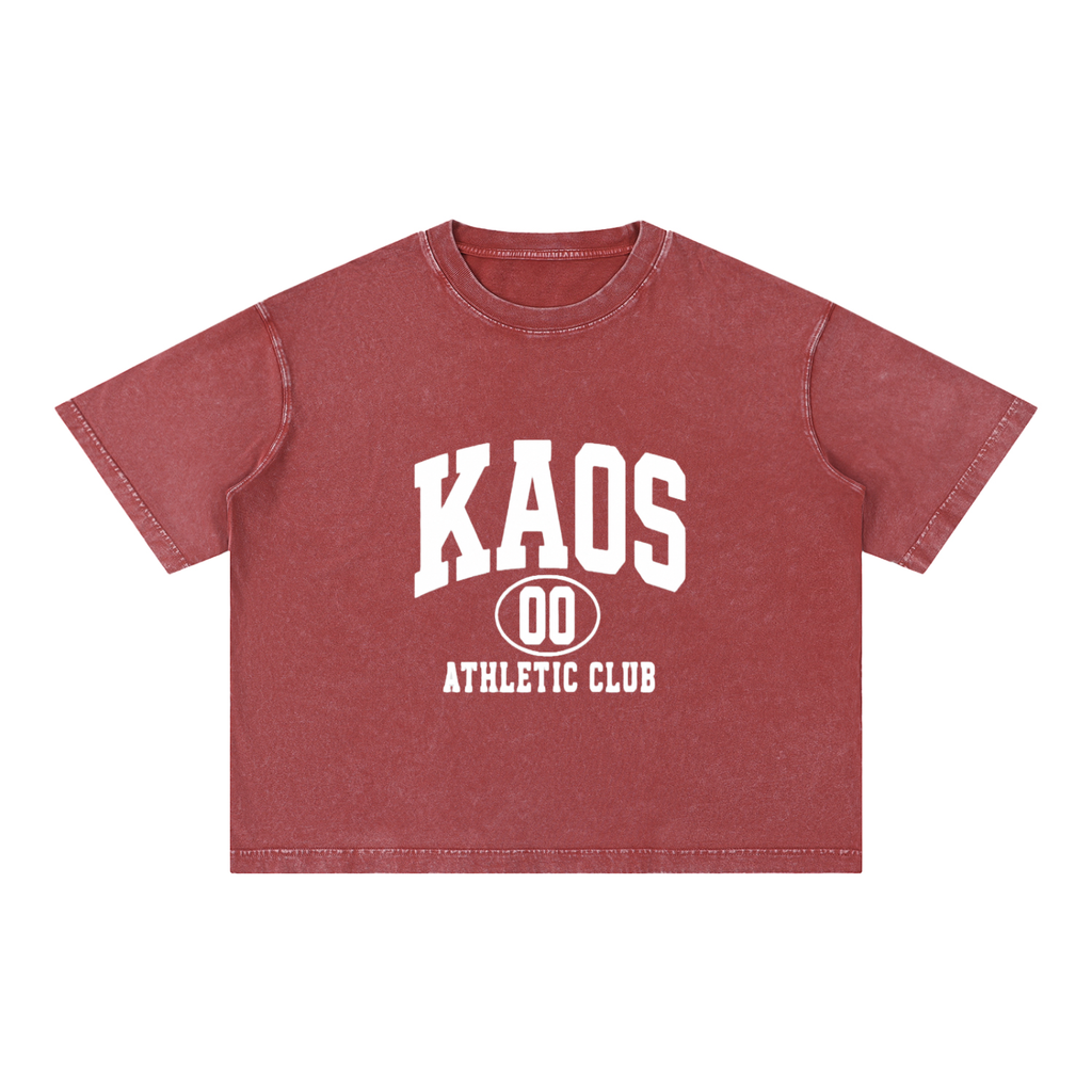 Mineral Wash Boxy Cotton T-Shirt