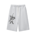 Relaxed Drawstring Three-quarter Sweatpants