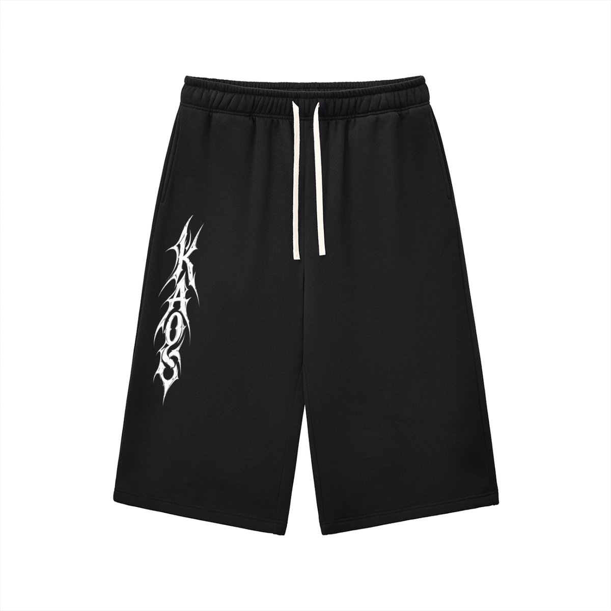 Relaxed Drawstring Three-quarter Sweatpants