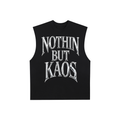 Raw Edge Cotton Tank Top