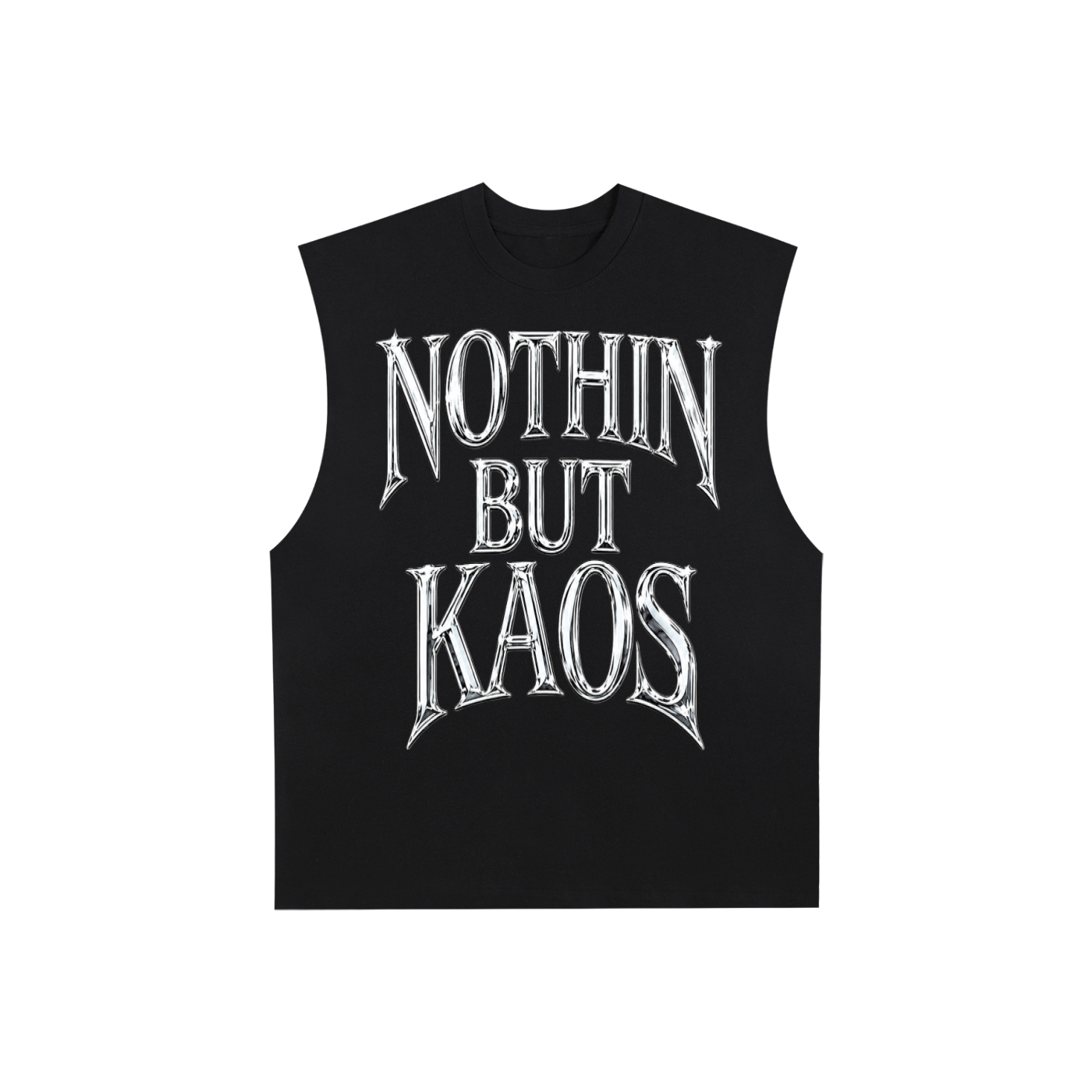 Raw Edge Cotton Tank Top